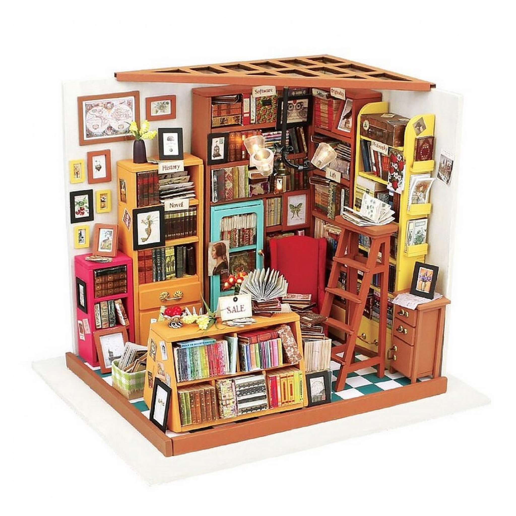 ROBOTIME Maison Miniature DIY Maquette Sam s Study