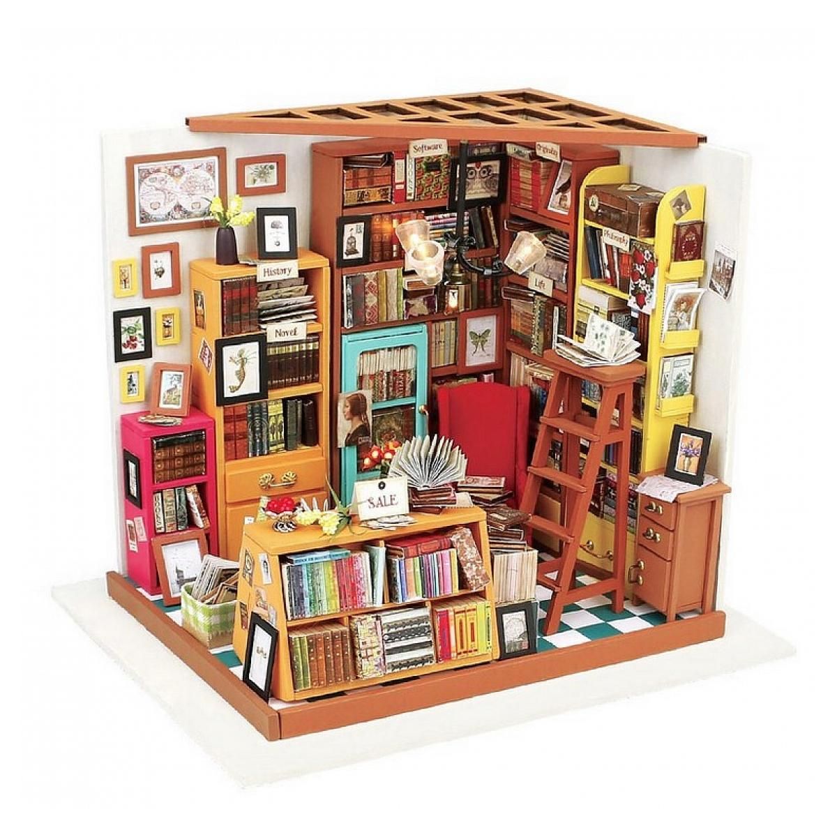 ROBOTIME Maison Miniature DIY Maquette Sam s Study