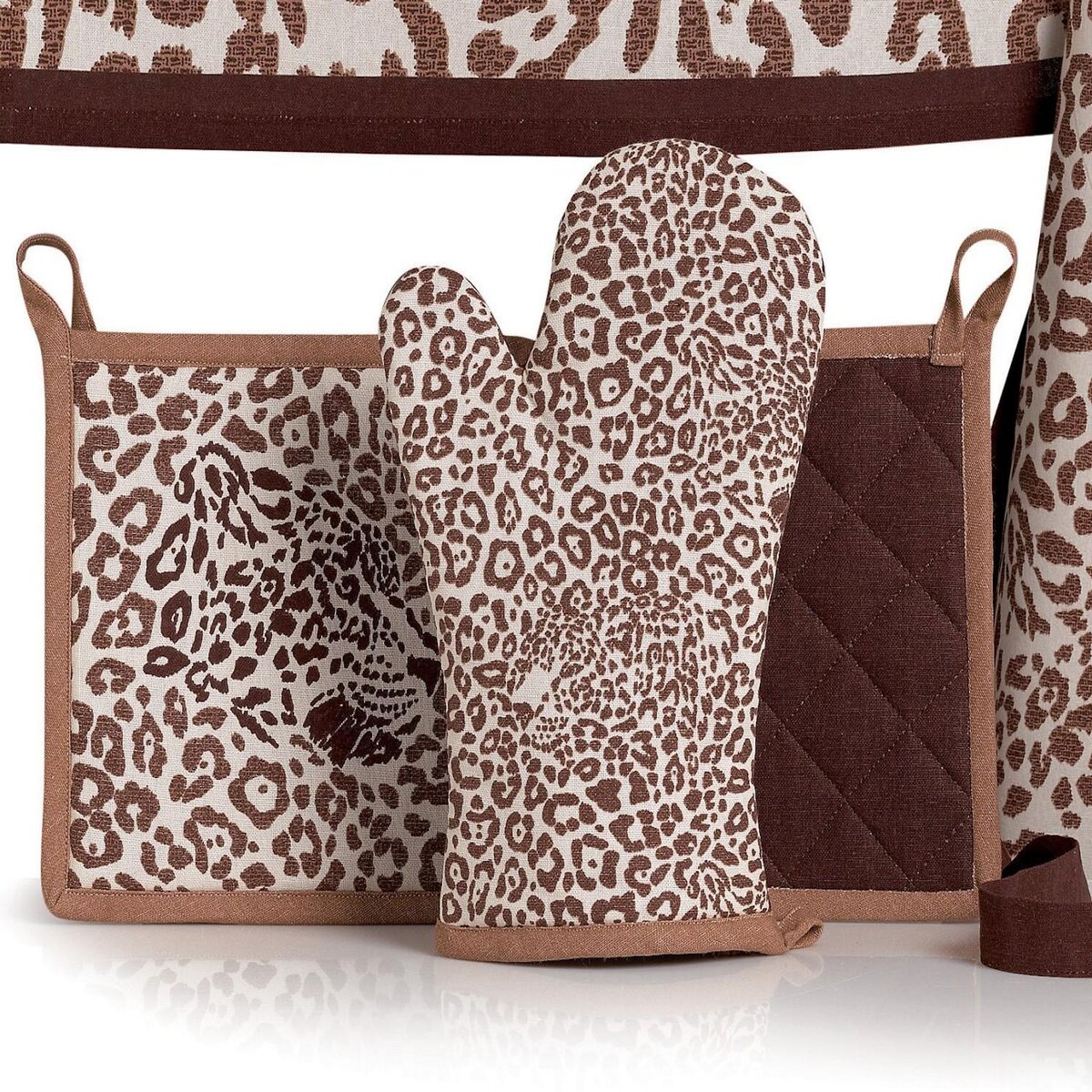 Les Ateliers du Linge Gant et manique imprimés