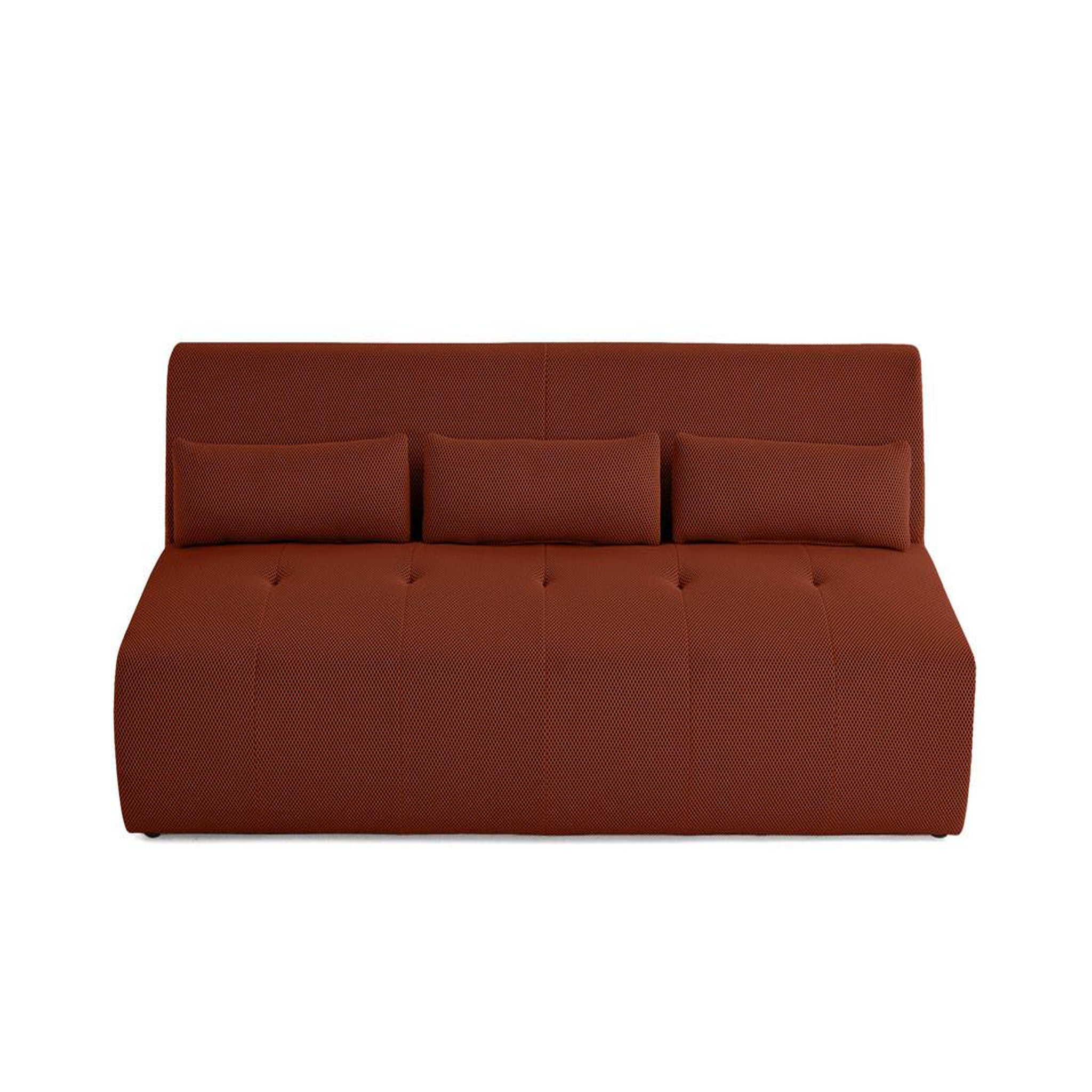 Voir la diapositive 6 : LISA DESIGN Onyx - canapé droit 3 places - en tissu mailles 3d