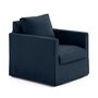 Voir la diapositive 3 : LISA DESIGN Serena - fauteuil déhoussable en velours