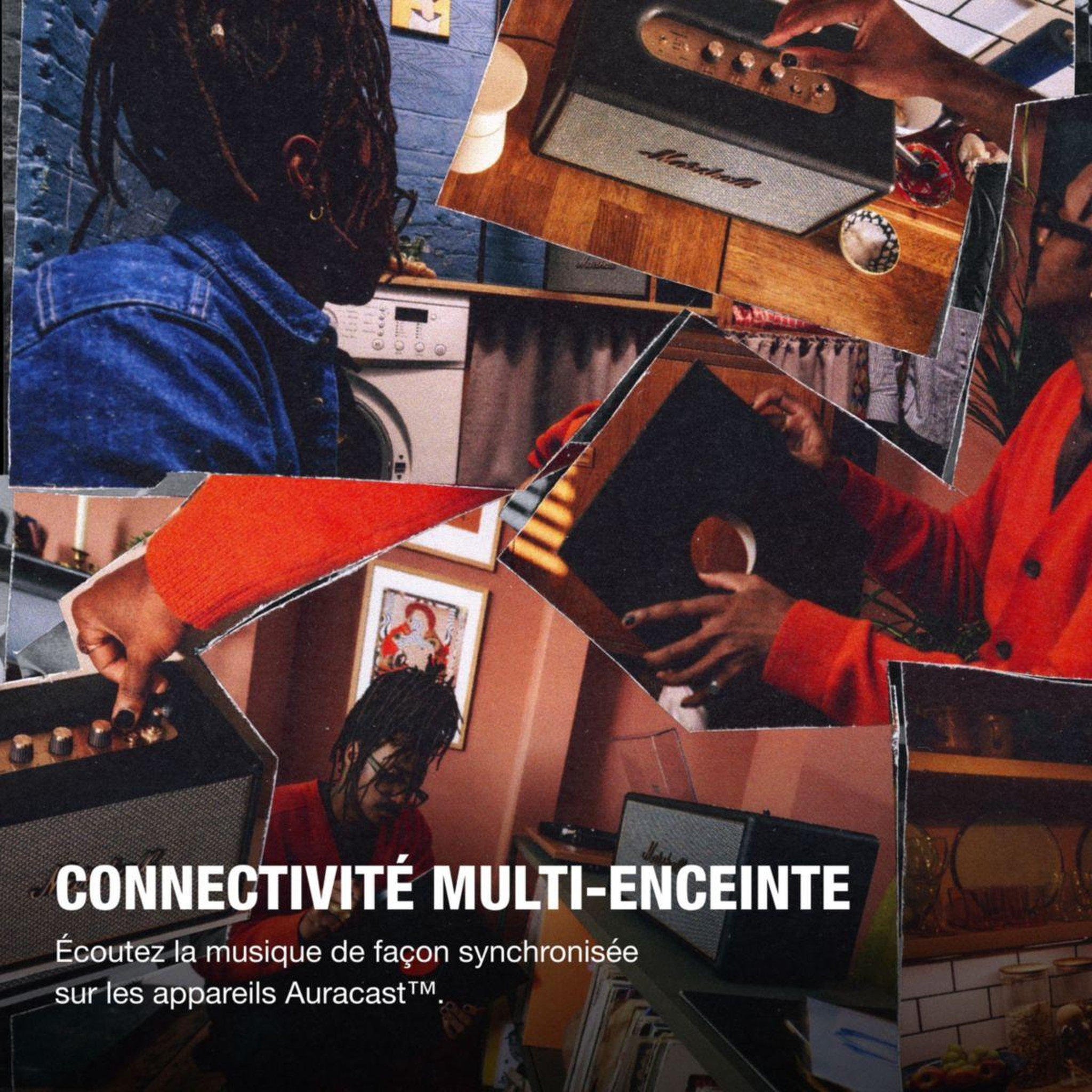 Voir la diapositive 5 : MARSHALL Enceinte résidentielle stanmore iv noir