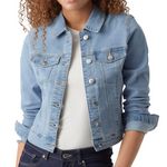 Vero Moda Veste en Jean  Clair Femme Vero Moda Luna. Coloris disponibles : Bleu