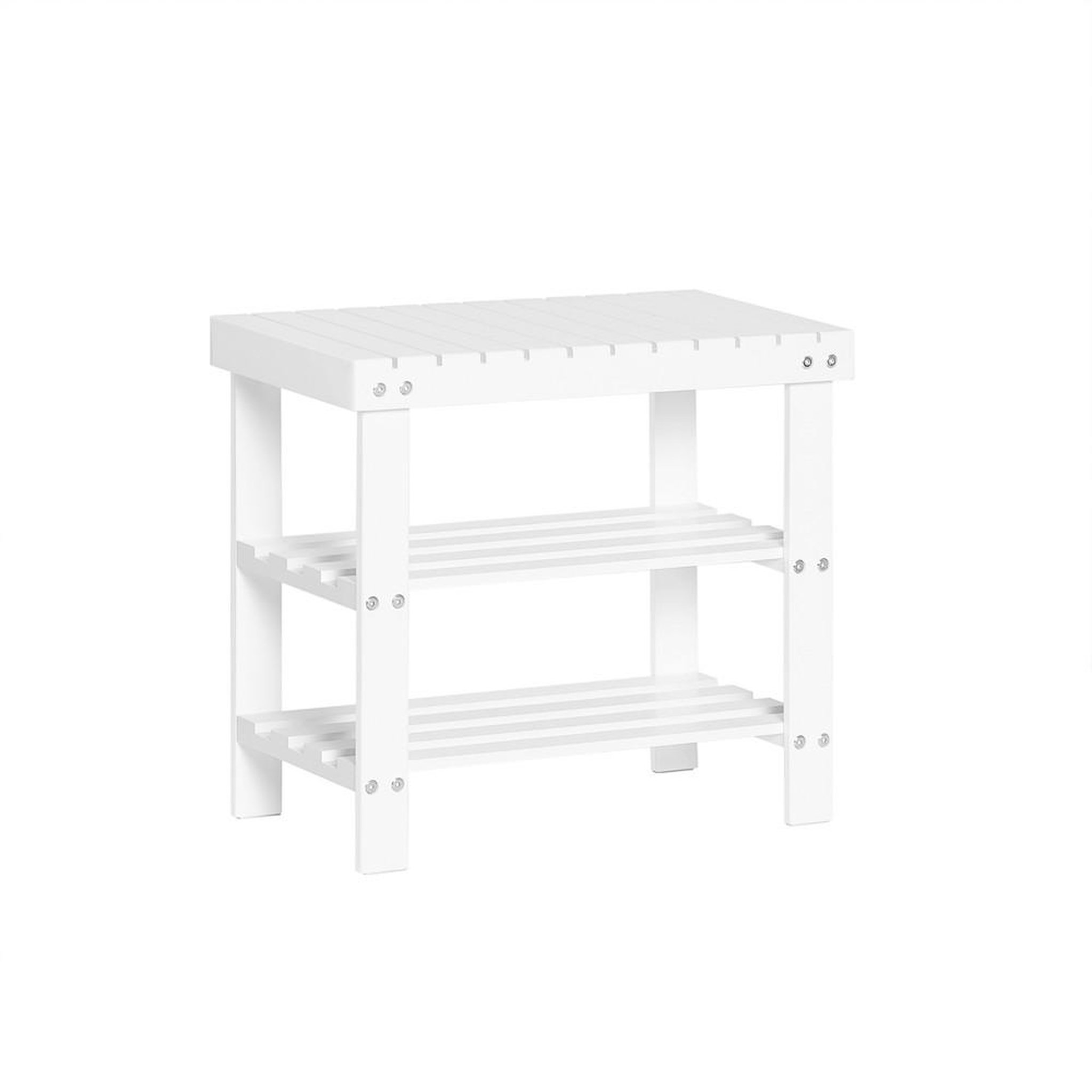 Voir la diapositive 1 : SOBUY SoBuy - Banc de rangement à chaussures avec 2 étagères - Nordique - FSR02-K