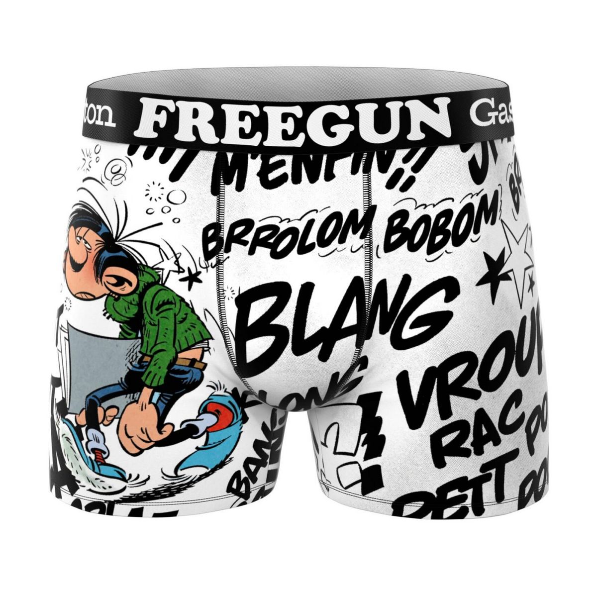 FREEGUN Lot de 3 boxers homme Gaston Lagaffe
