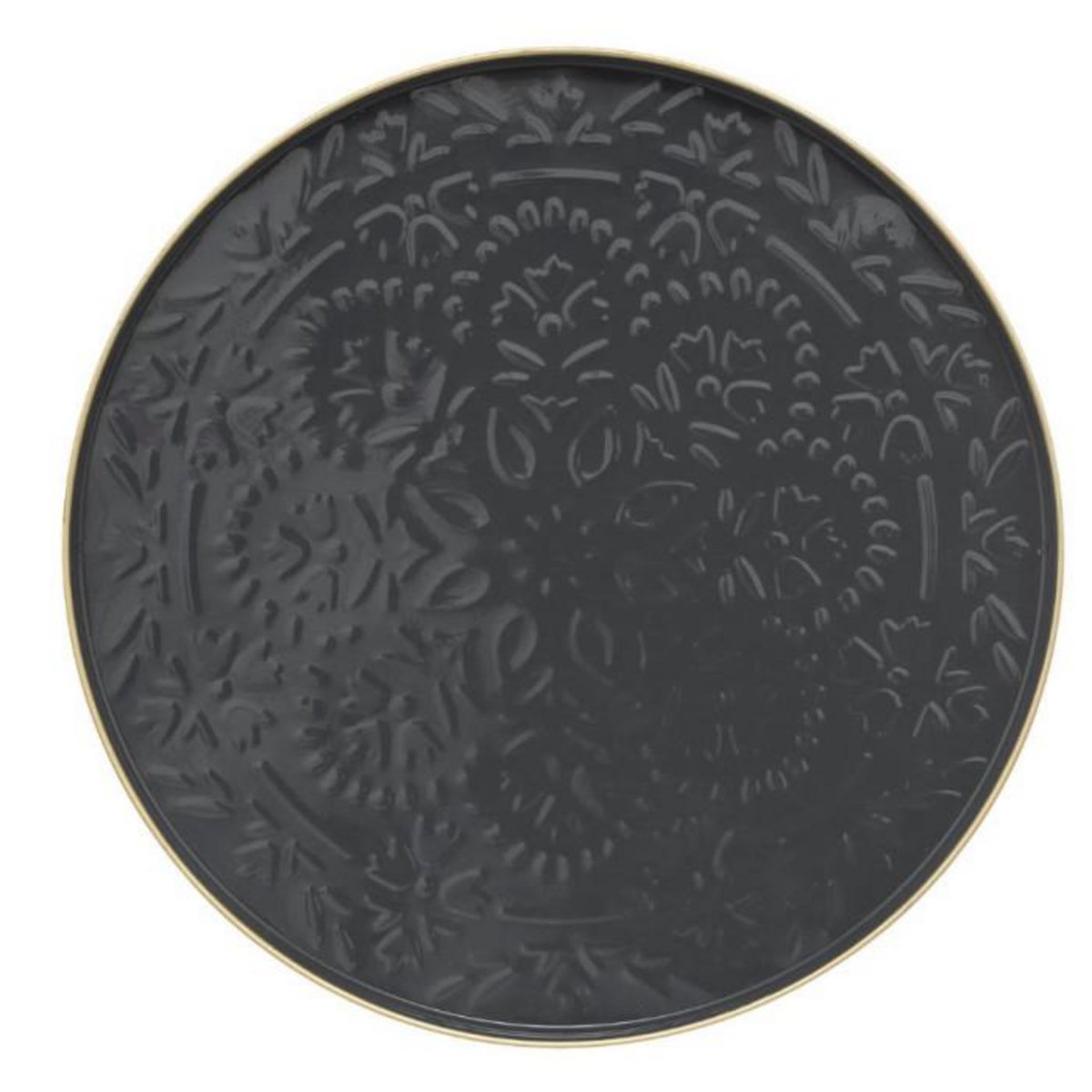 ATMOSPHERA Table à Café Déco  Midnight Garden  50cm Gris