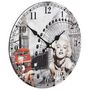 Voir la diapositive 3 : VIDAXL Horloge murale vintage 30 cm