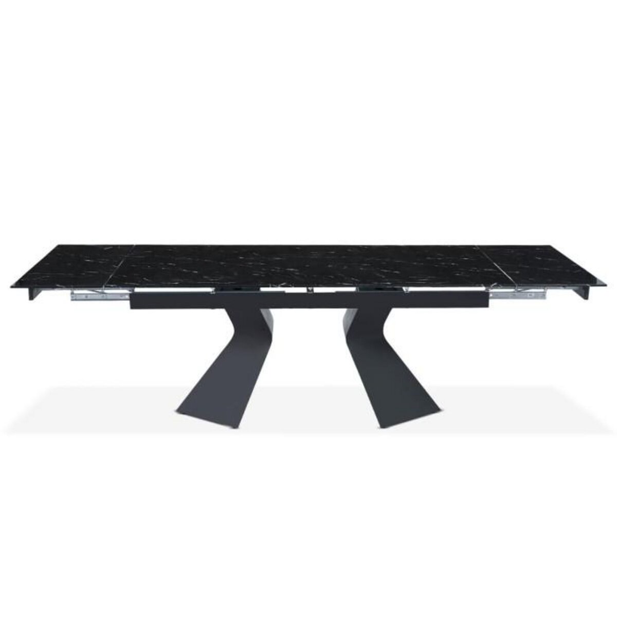 Paris Prix Table à Manger Extensible  Sara  180-260cm Noir