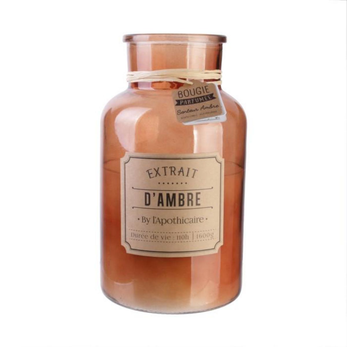Paris Prix Bougie Parfumée Déco  Apothicaire  1600g Ambre