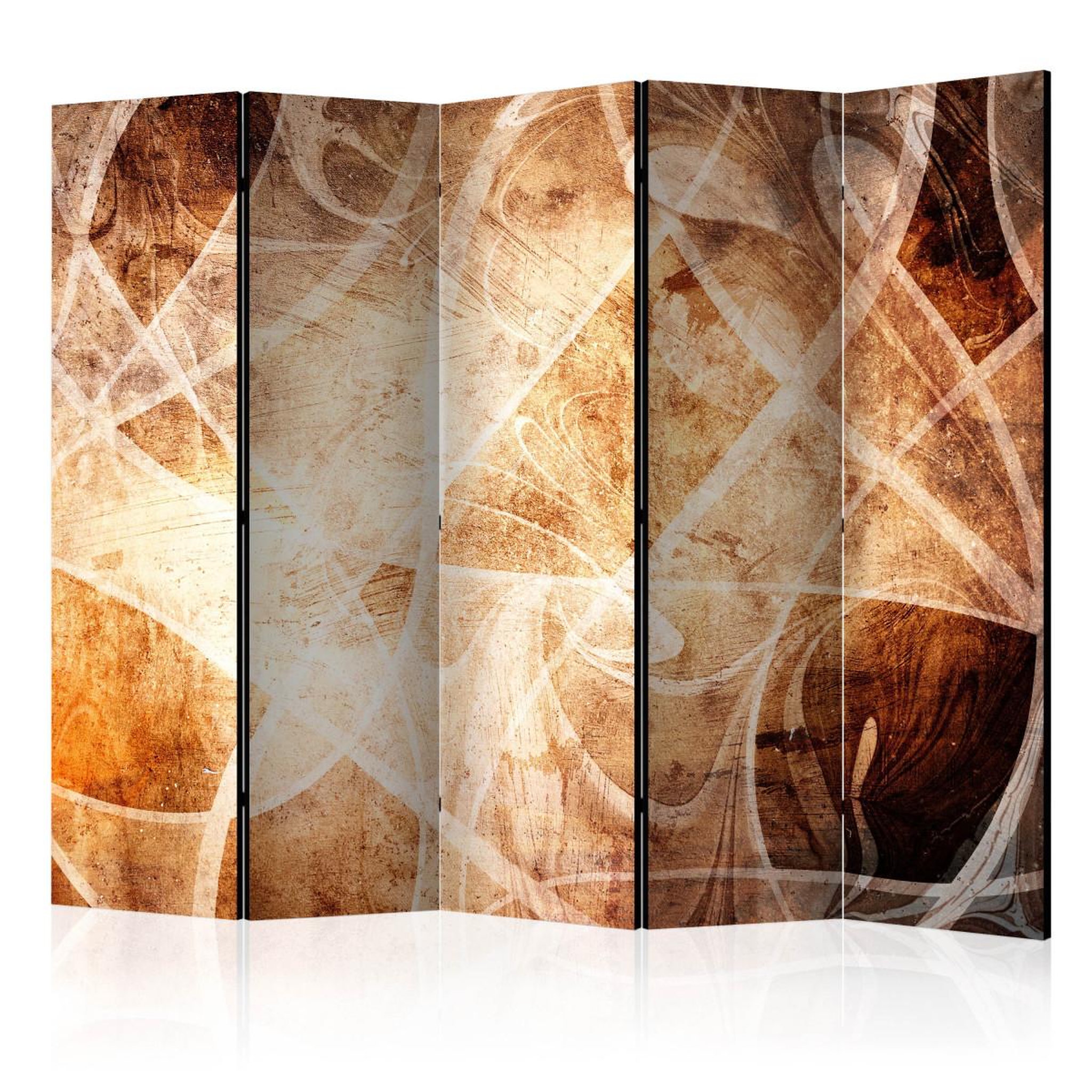 Paris Prix Paravent 5 volets  brown texture  172x225cm