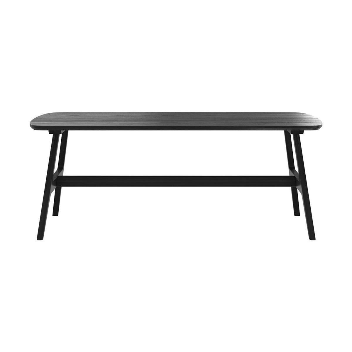 Rendez vous déco Table basse 120 cm en bois noir-Suly