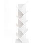 Voir la diapositive 4 : FMD FMD Etagere geometrique sur pied a livres Blanc