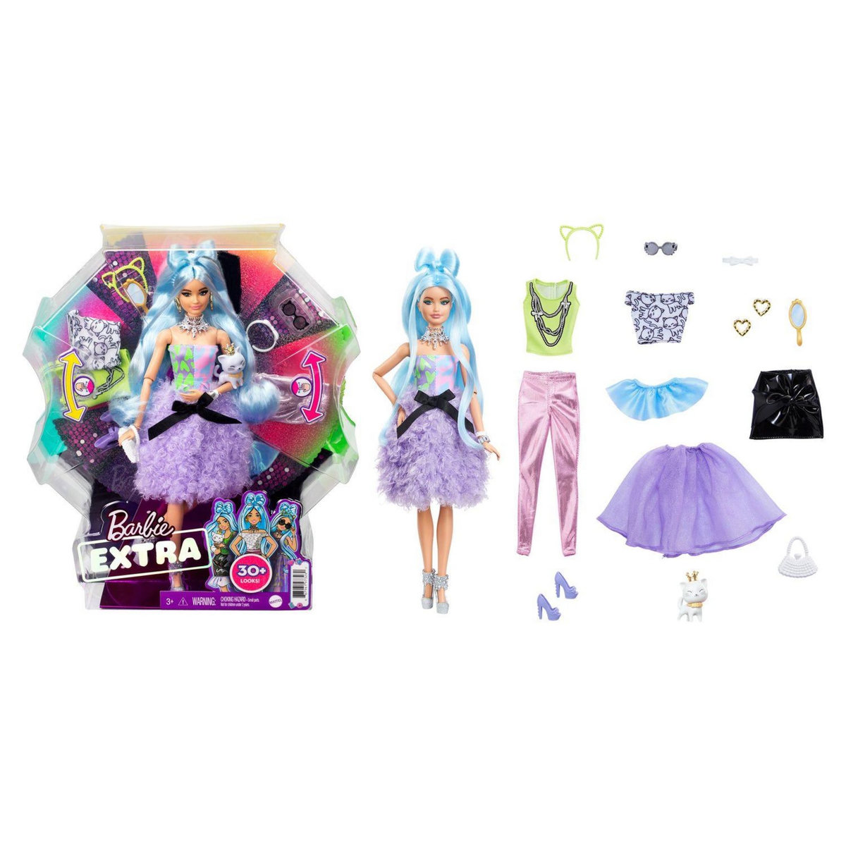 BARBIE Poupée Barbie extra Mix & Match 