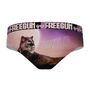 Voir la diapositive 4 : FREEGUN Lot de 4 culottes Fille Wild Animals