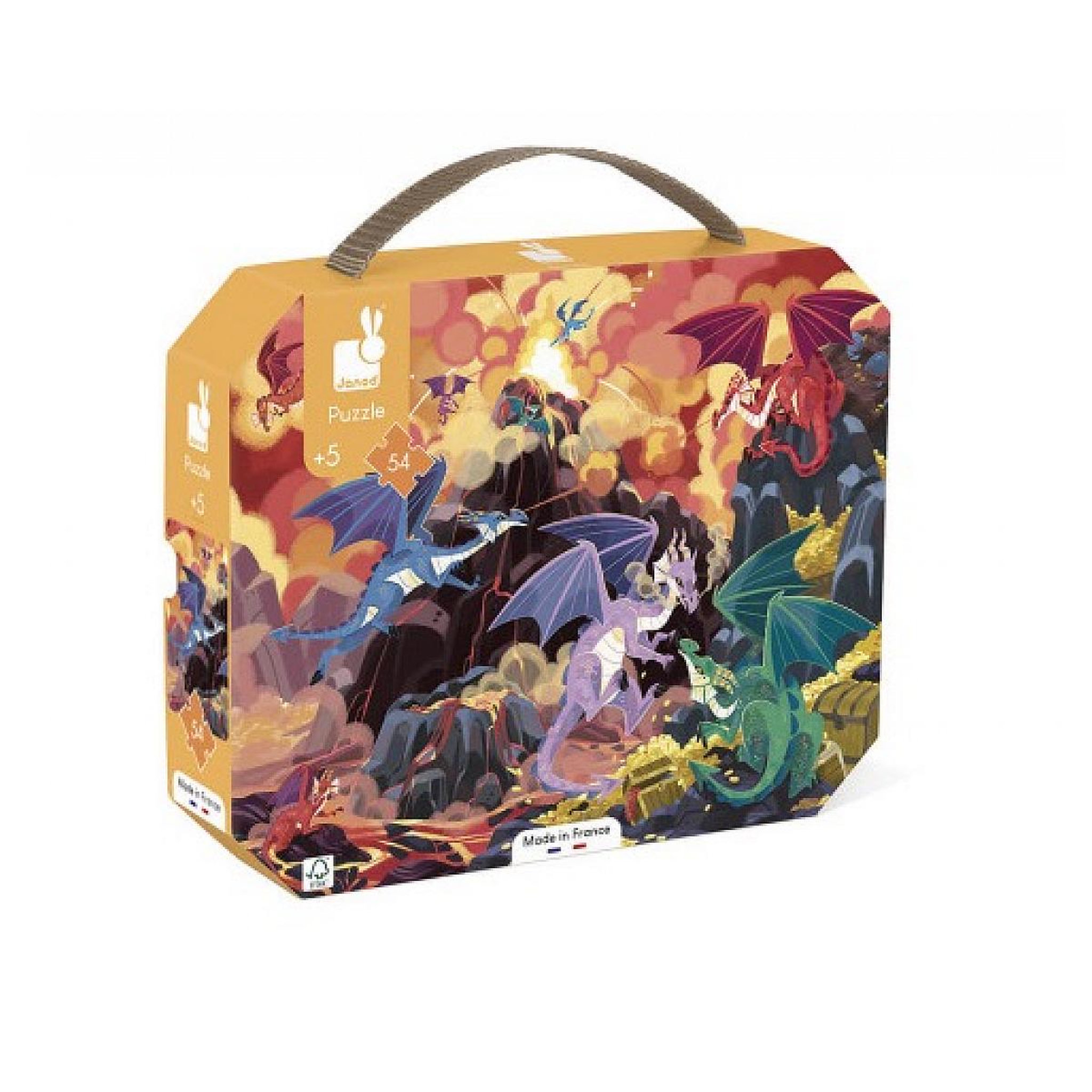 JANOD Puzzle terre de dragons 54 pieces
