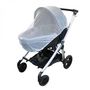 Voir la diapositive 3 : Monsieur Bébé Lot de 2 moustiquaires universelles pour poussette et landau - Blanc transparent