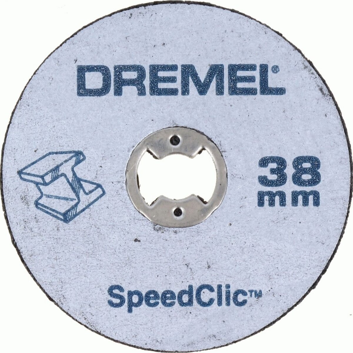 Dremel Mandrin EZ SpeedClic + 2 disques à tronçonner Dremel S406 pour  métaux et l'acier trempé pas cher 