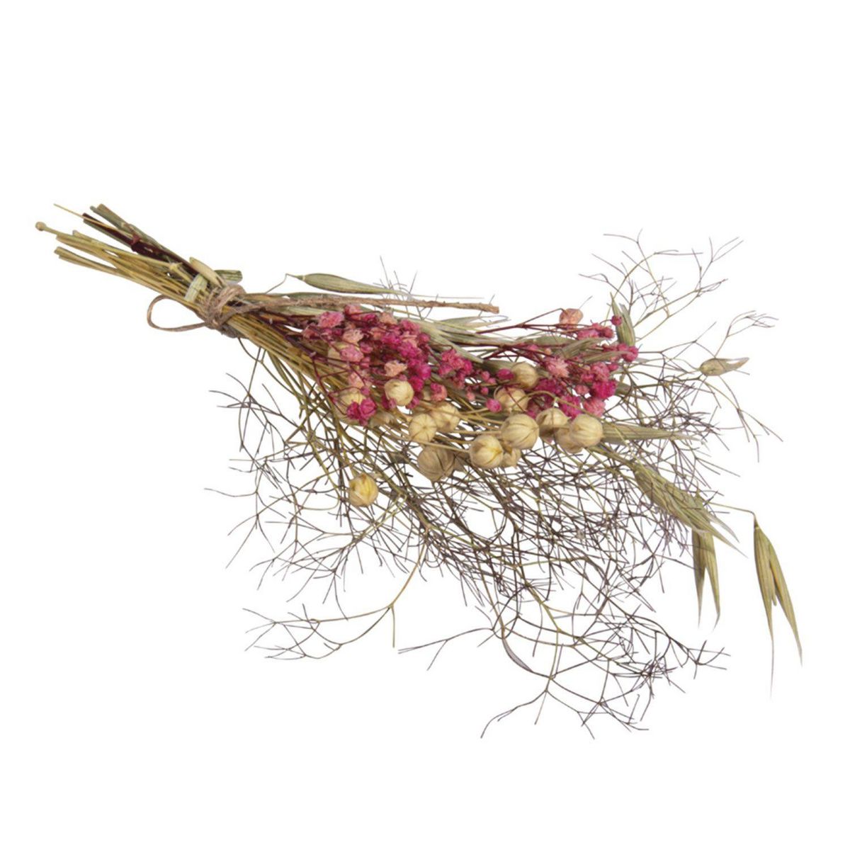 Rayher Bouquet de fleurs séchées vertes et roses