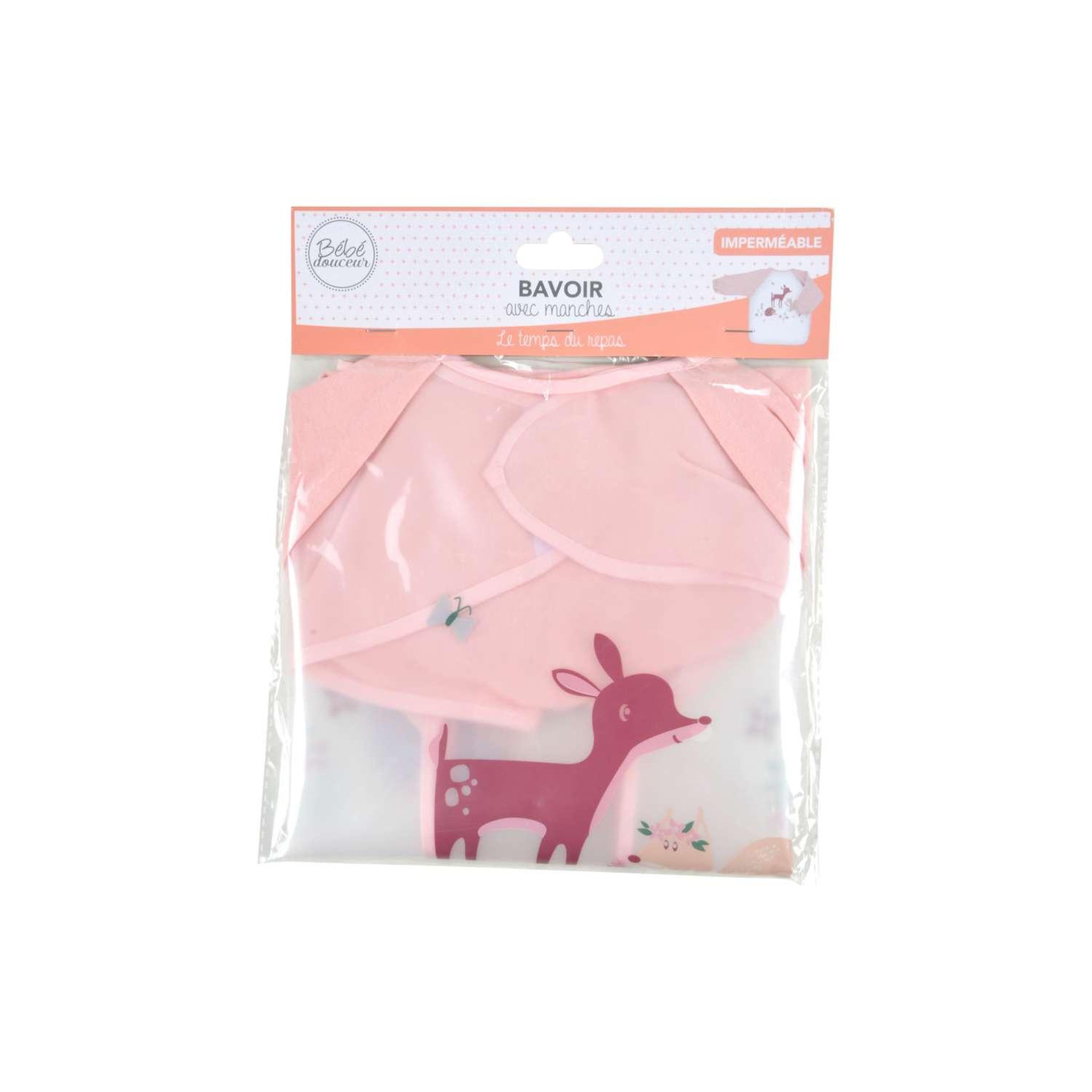 Voir la diapositive 2 : BEBE DOUCEUR Bavoir manches longues