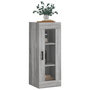 Voir la diapositive 4 : VIDAXL Armoire murale sonoma gris 34,5x34x90 cm