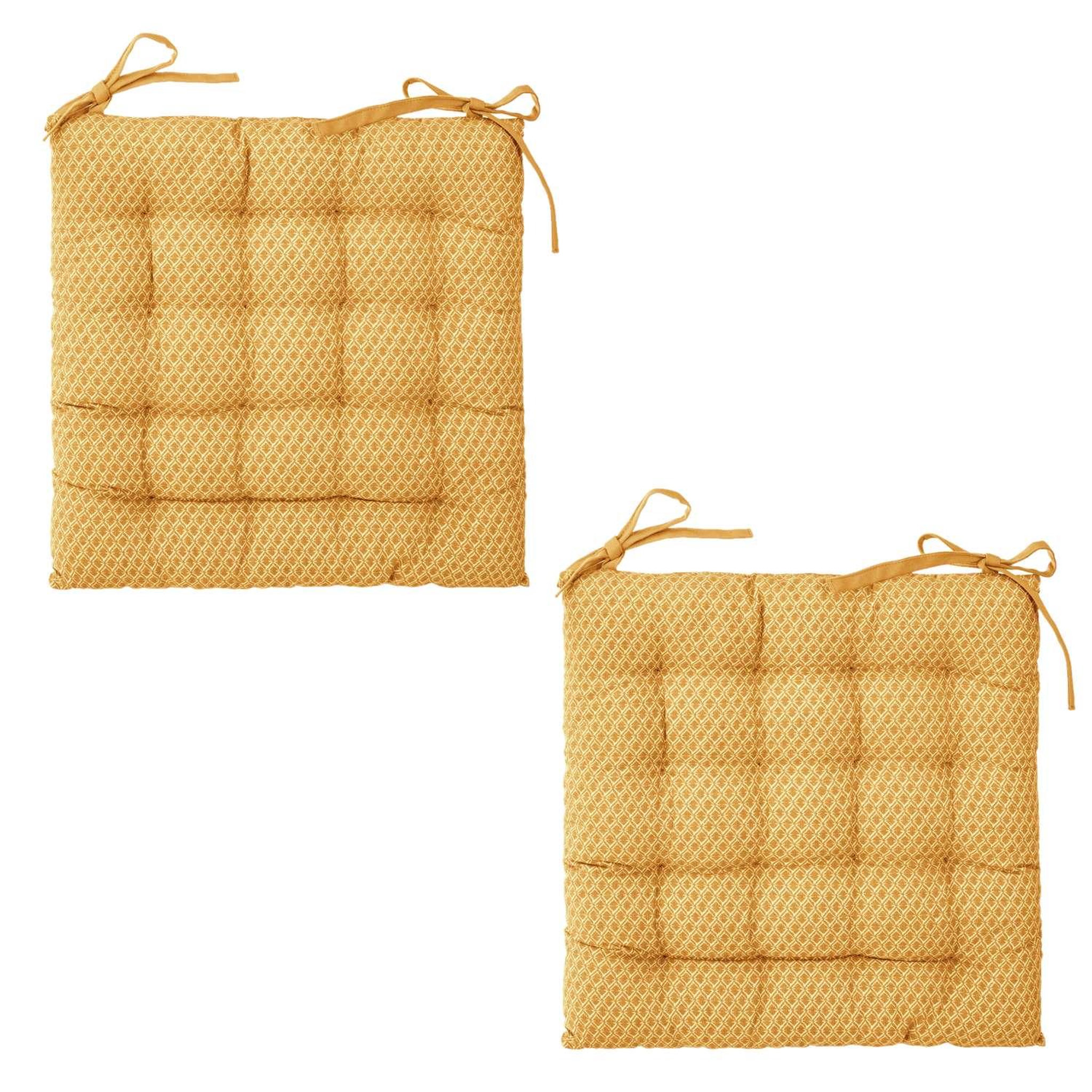 Voir la diapositive 1 : TOILINUX Lot de 2 galettes de chaise otto