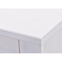 Voir la diapositive 4 : Paris Prix Commode 4 Tiroirs en Bois  Home  139cm Blanc