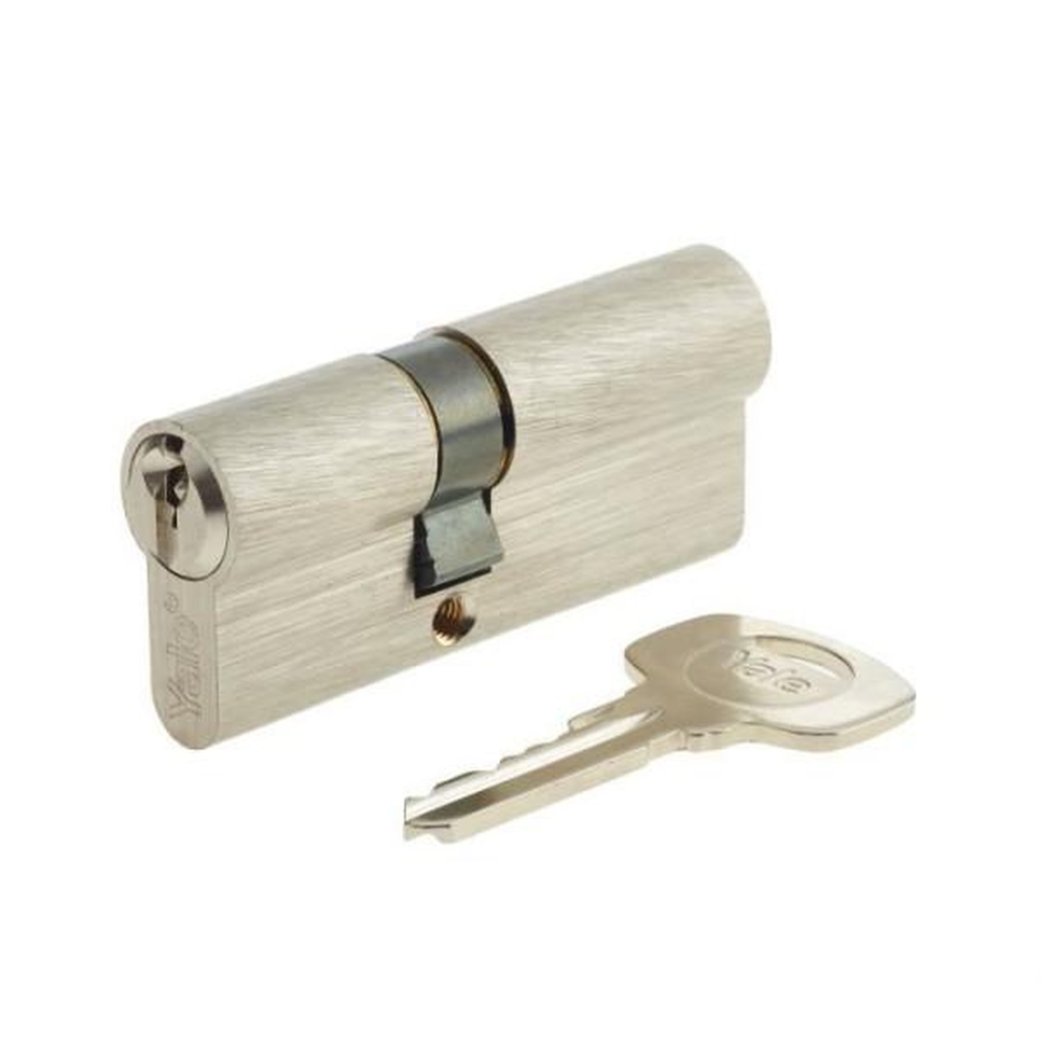YALE Cylindre YALE série 500+ 30x40 mm nickelé - 5 goupilles - 3 clés