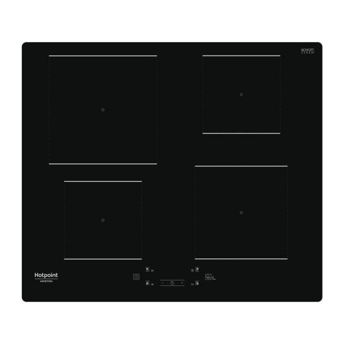 HOTPOINT Plaque induction HOTPOINT  7200W W 60 cmcm, HOT8050147591659