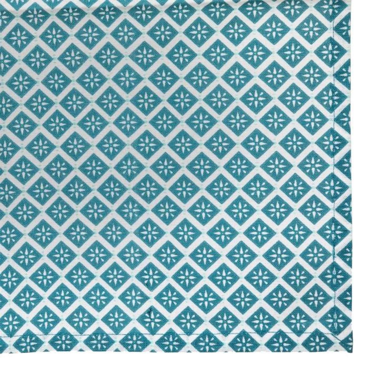 ATMOSPHERA Lot de 4 Serviettes de Table  Tikal  40x40cm Bleu