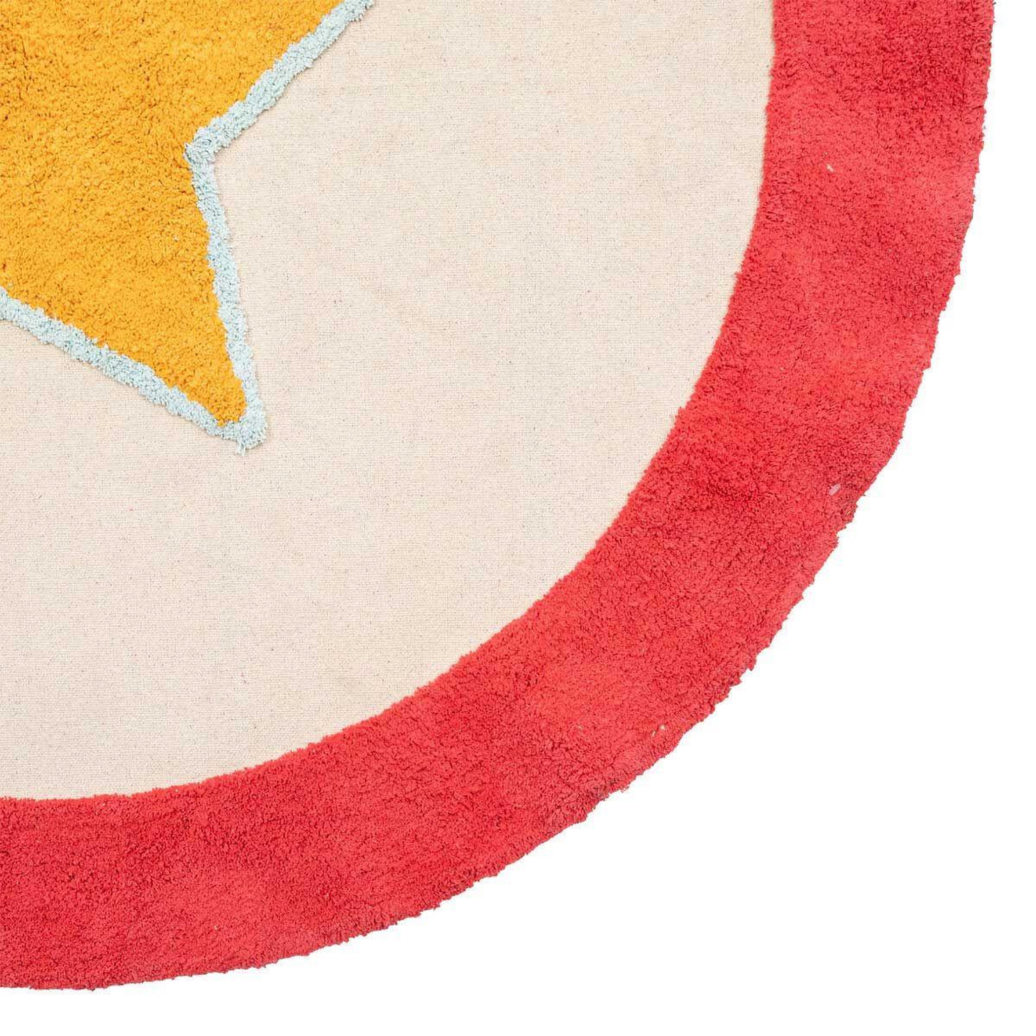 Voir la diapositive 2 : Atmosphera Kids Tapis rond enfant  circus  120cm beige