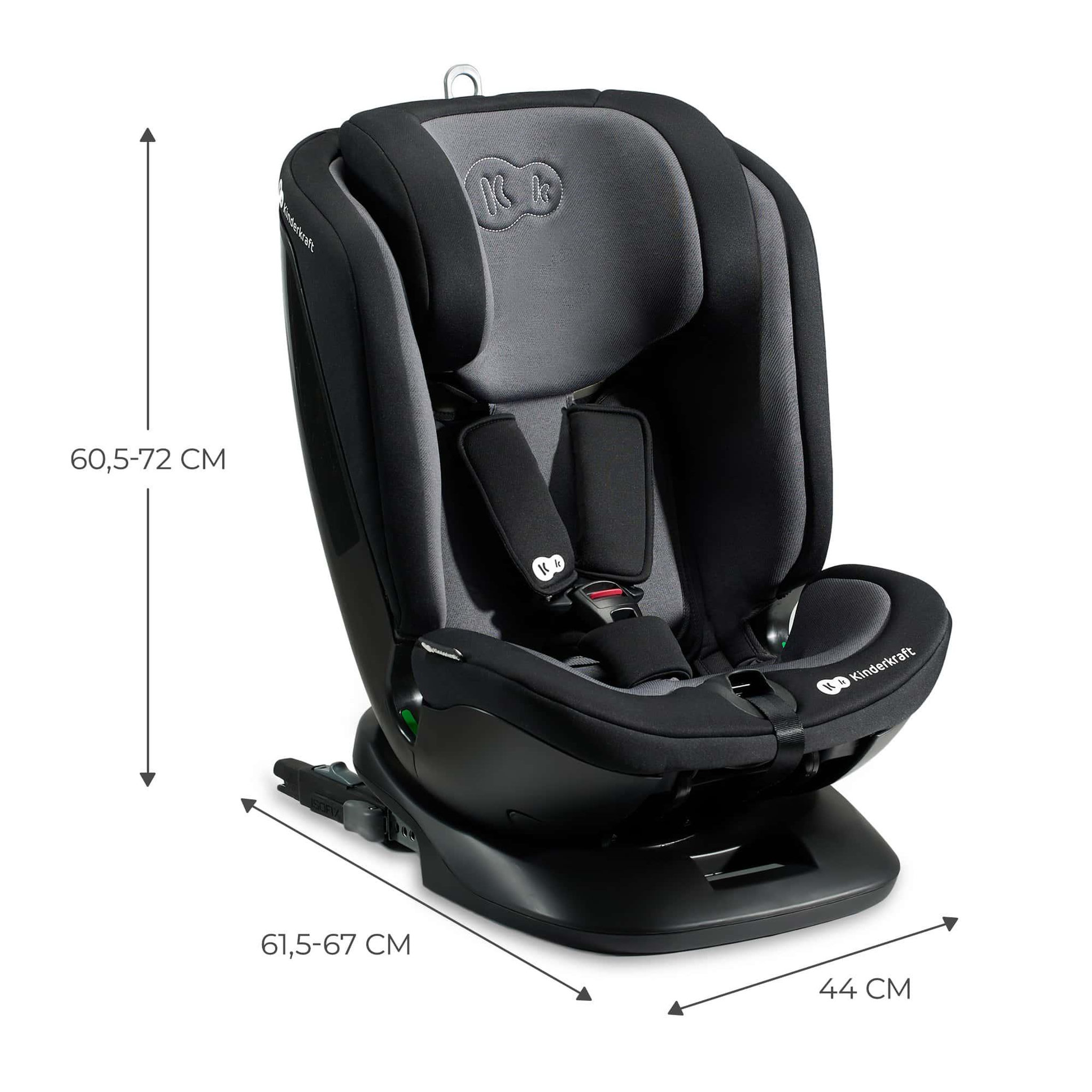 Voir la diapositive 6 : KINDERKRAFT Siège auto 4 en 1 avec rotation facile et sécurité renforcée