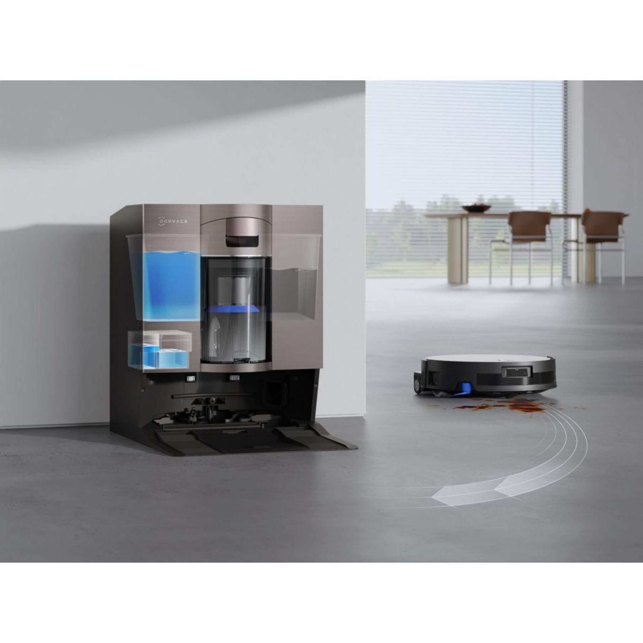 Voir la diapositive 4 : ECOVACS Robot aspirateur laveur deebot x11 omnicyclone