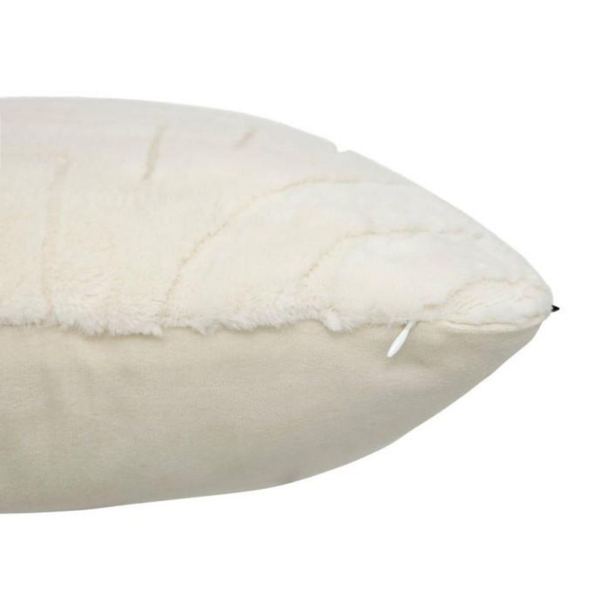 ATMOSPHERA Coussin Imitation Fourrure  Arka  45x45cm Ivoire