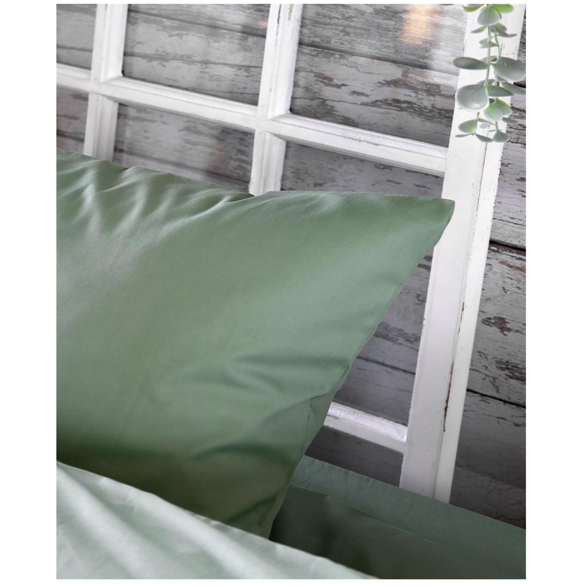 Voir la diapositive 6 : Eden Drap housse percale en coton nuage
