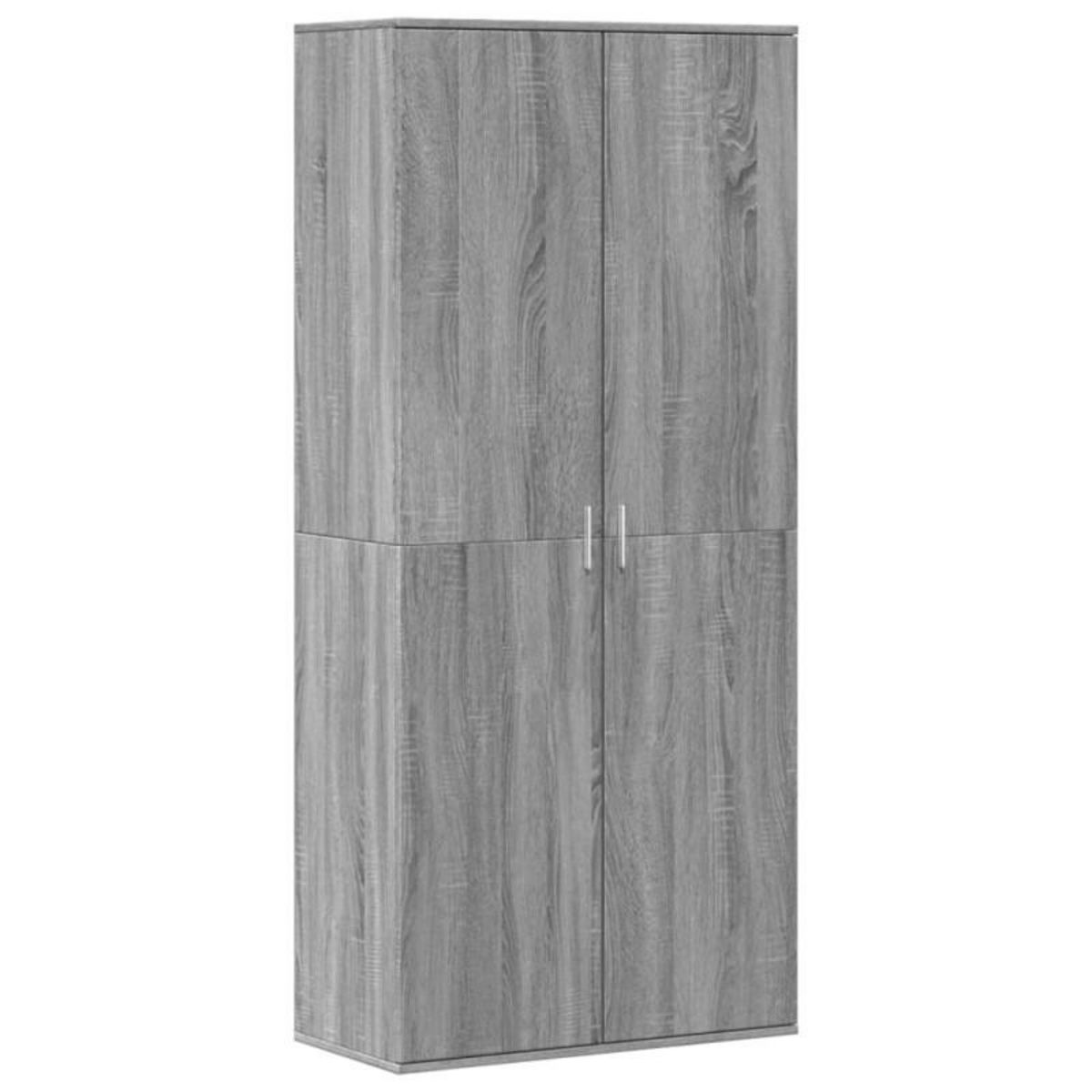 VIDAXL Armoire à chaussures sonoma gris 80x39x178 cm bois d ingénierie