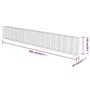 Voir la diapositive 6 : VIDAXL Mur a gabion avec couvercles Acier galvanise 900 x 50 x 150 cm