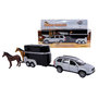 Voir la diapositive 4 : GLOB KIDS Kids Globe Die-cast Volvo XC90 with Horse trailer, 27 cm