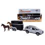 Voir la diapositive 4 : GLOB KIDS Kids Globe Die-cast Volvo XC90 with Horse trailer, 27 cm