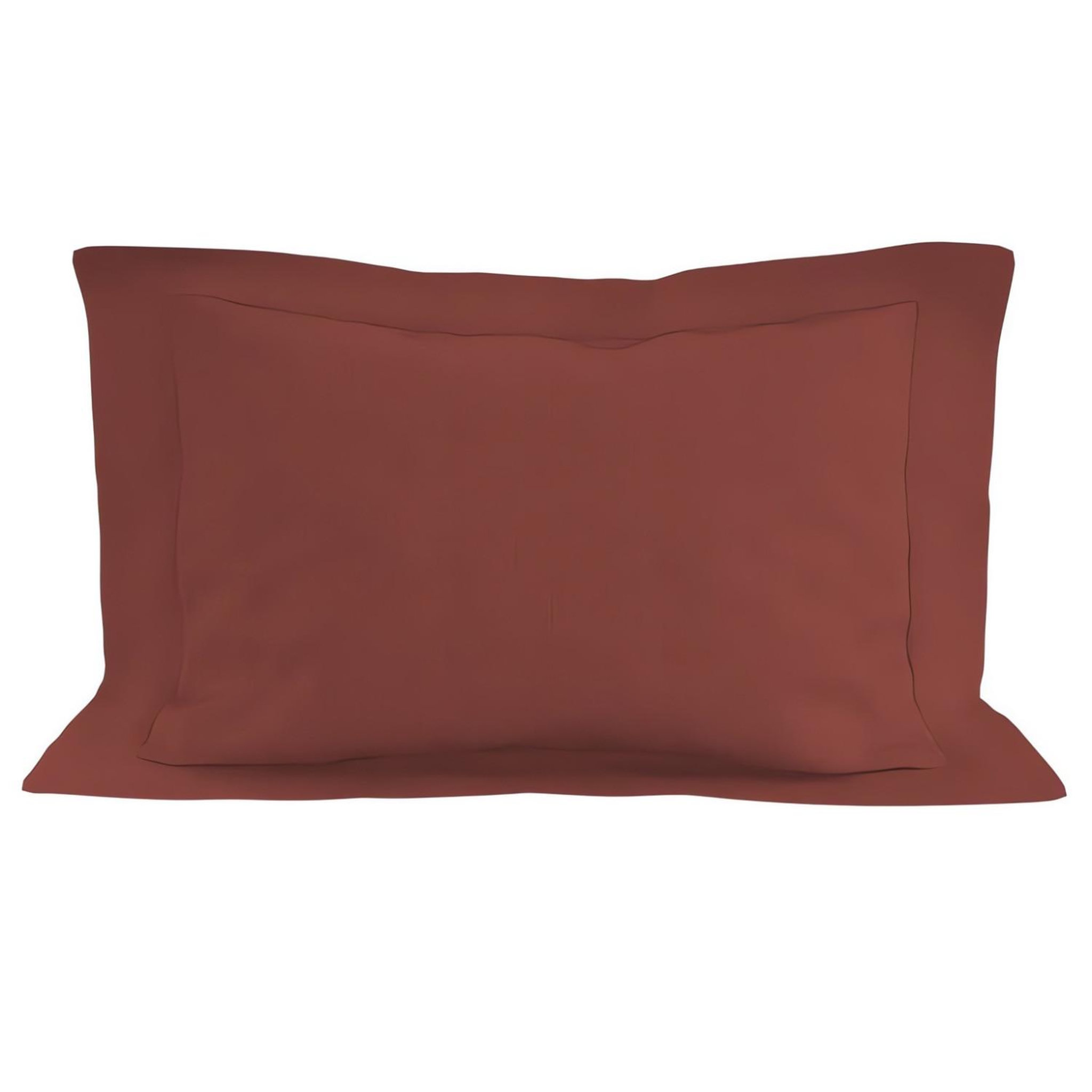 Voir la diapositive 1 : SOLEIL D'OCRE Taie d'oreiller en coton 57 fils UNI, par Soleil d'ocre