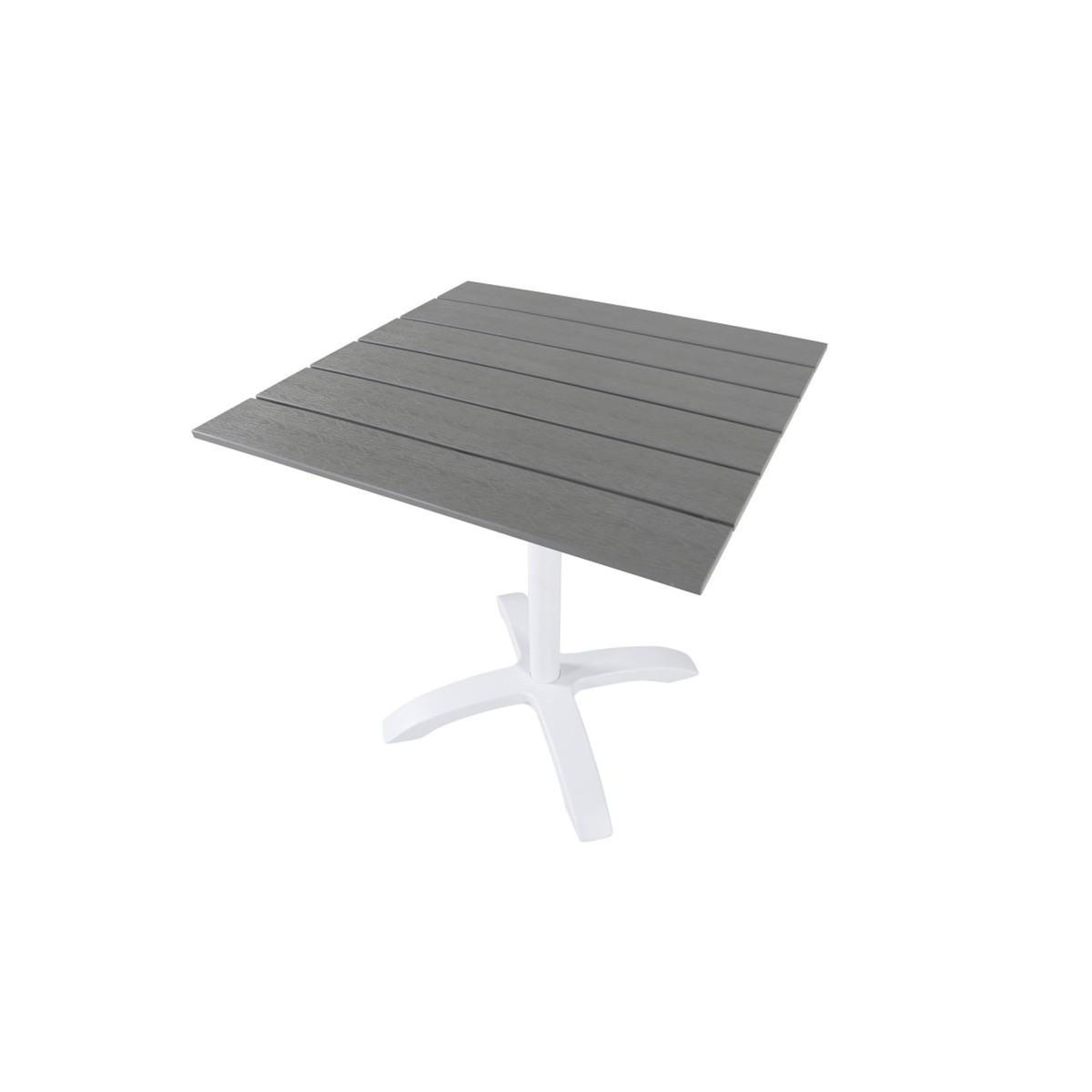 Paris Prix Table de Jardin  Colorado  74cm Gris