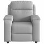Voir la diapositive 3 : VIDAXL Fauteuil inclinable gris nuage tissu
