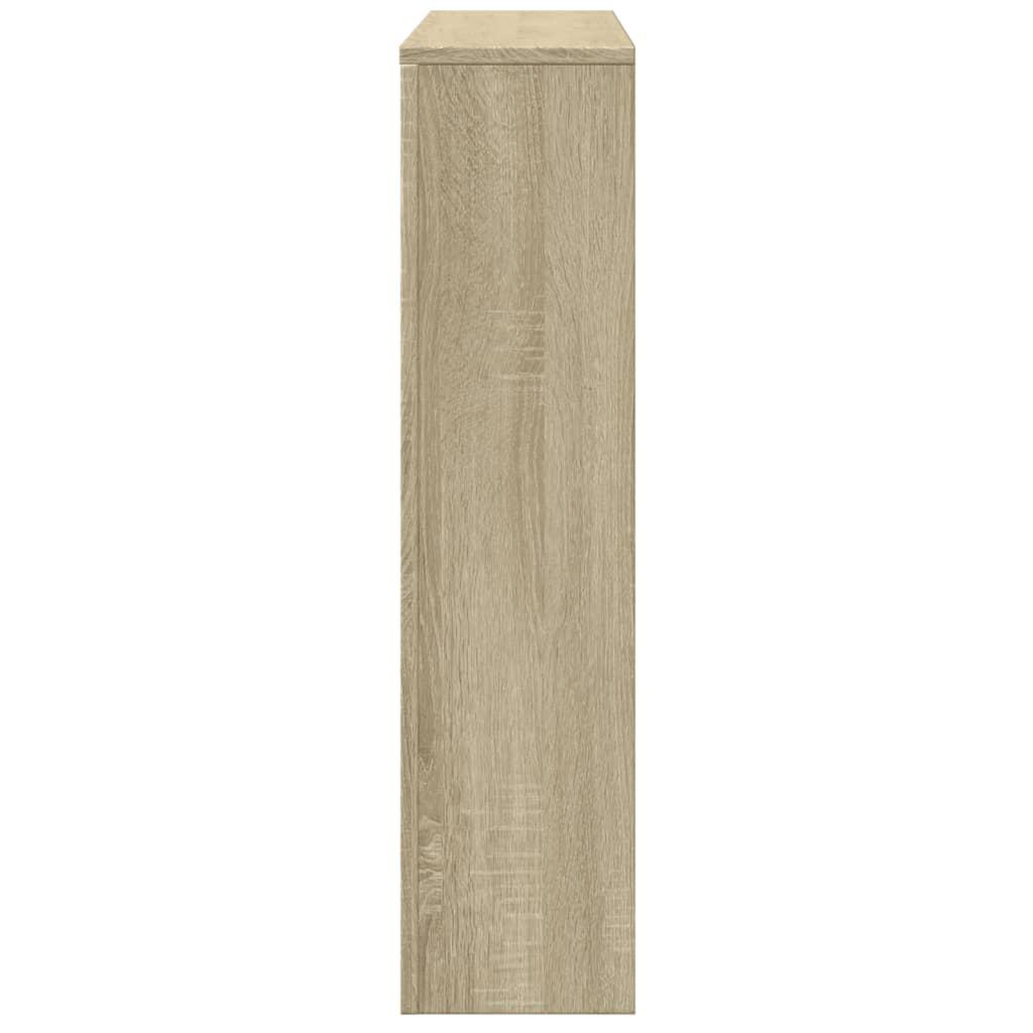 Voir la diapositive 4 : VIDAXL Cache-radiateur chene sonoma 175x20x82 cm bois d'ingenierie