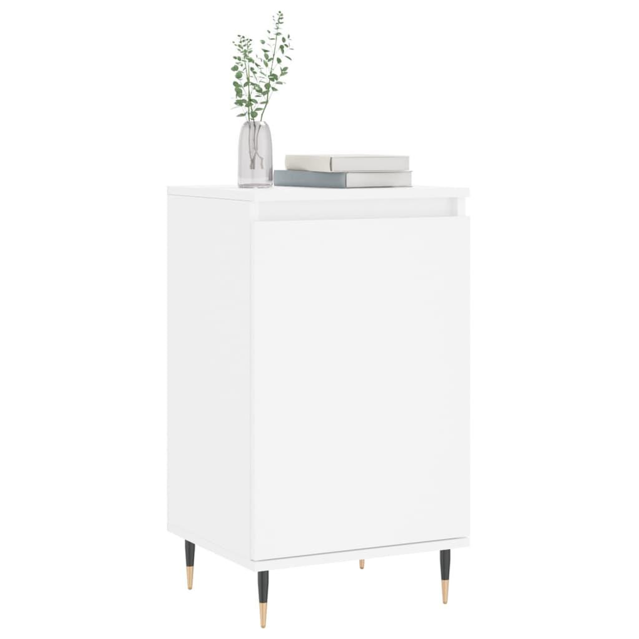 Voir la diapositive 3 : VIDAXL Buffets 2 pcs blanc 40x35x70 cm bois d'ingenierie