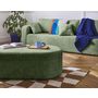 Voir la diapositive 2 : BEST MOBILIER Miro - pouf en velours texturé