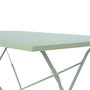Voir la diapositive 3 : SWEEEK Table de jardin bistrot pliable - Emilia rectangle - Table rectangle 110x70cm en acier thermolaqué