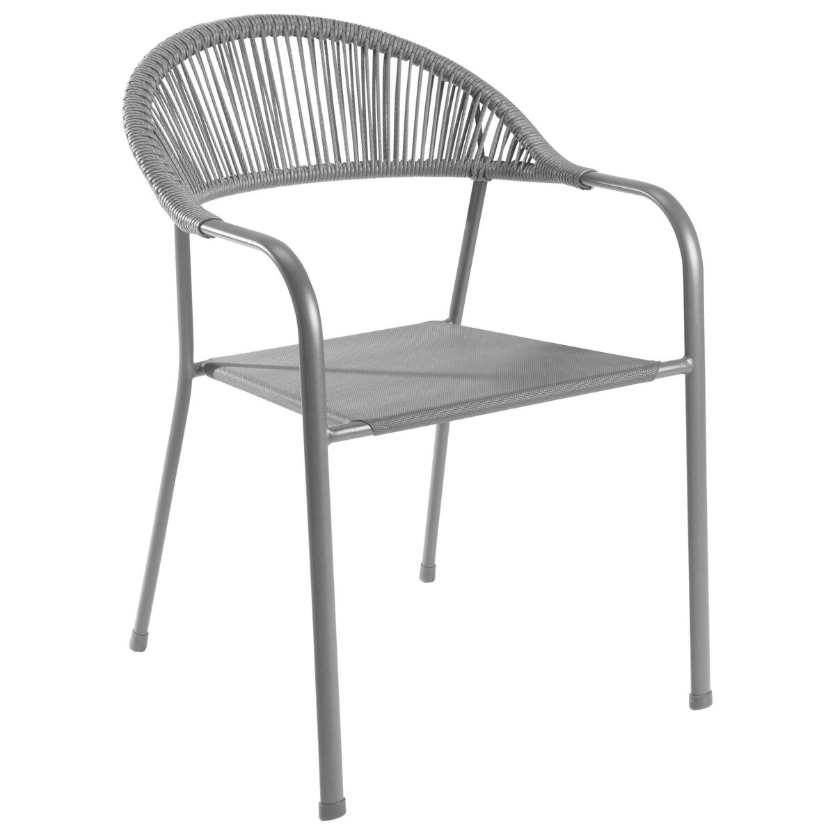Chaise de jardin gris VANUATU
