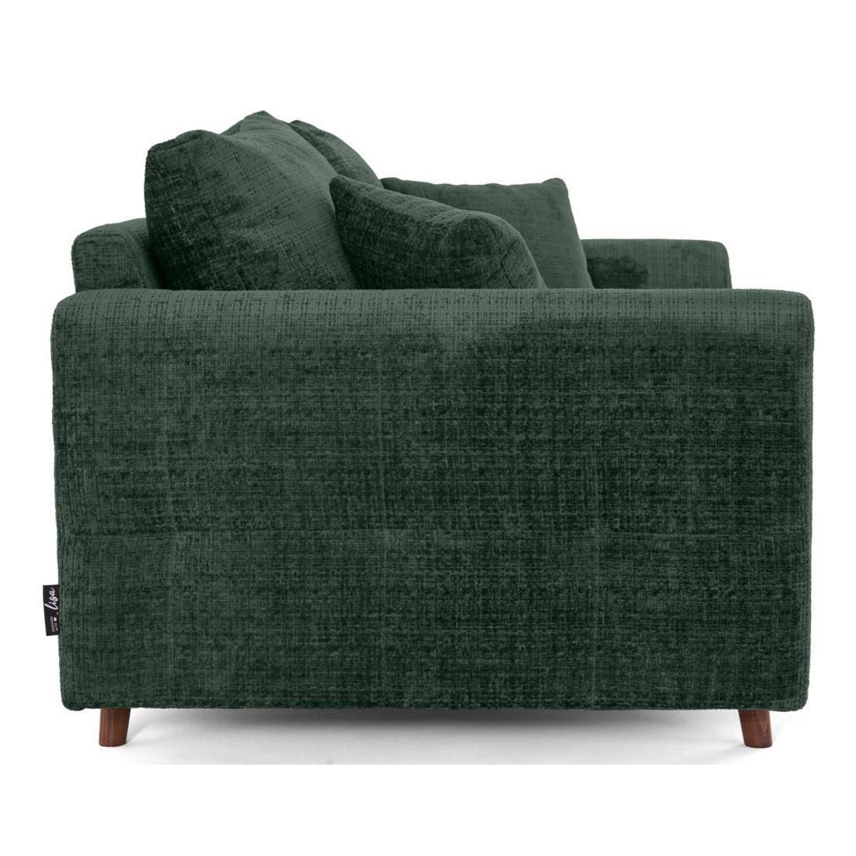 LISA DESIGN Rune - canapé droit 2 places en velours texturé