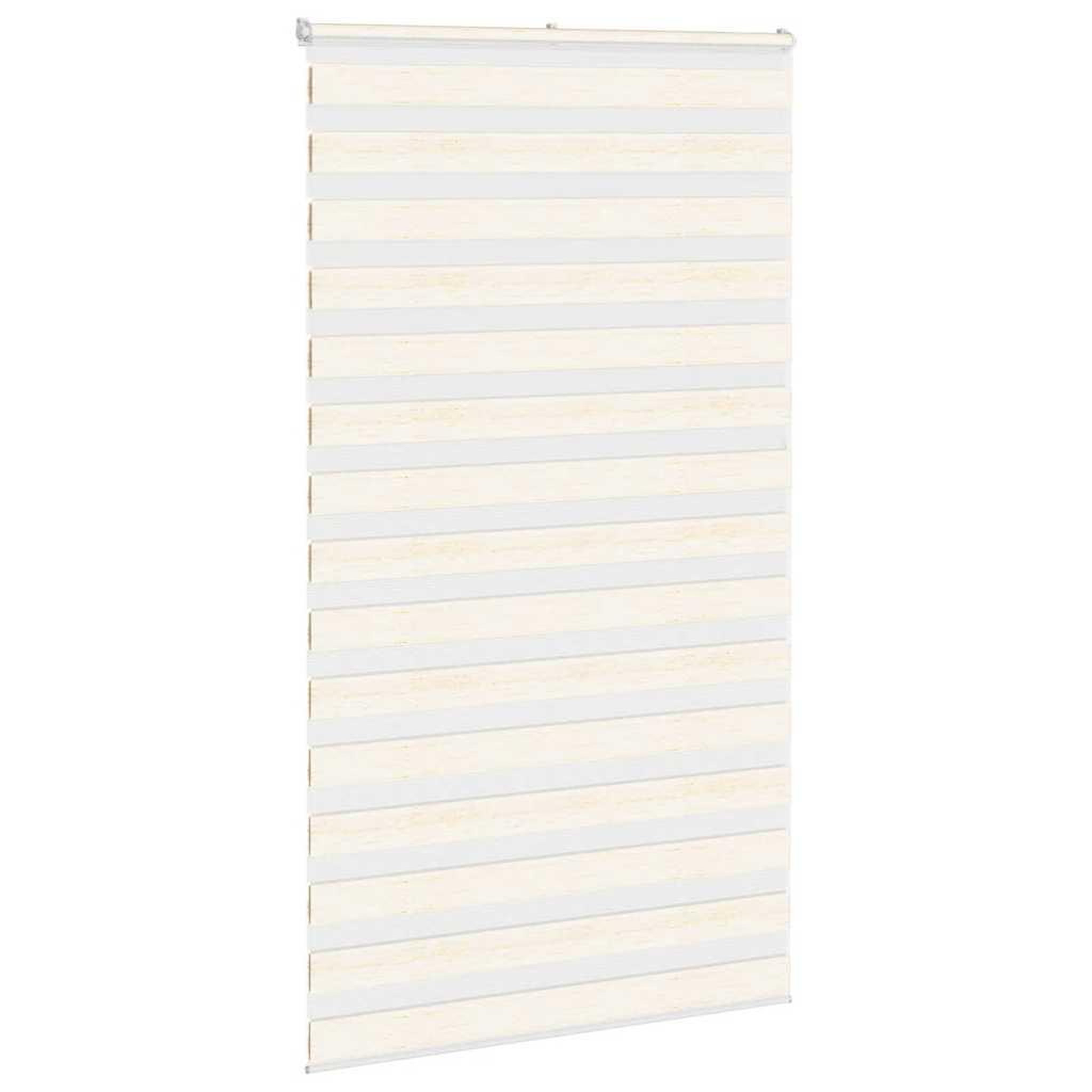 Voir la diapositive 3 : VIDAXL Store zebre beige marbre largeur du tissu 125,9 cm polyester