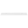 Voir la diapositive 4 : VIDAXL Etageres murales 2 pcs Blanc brillant 80x9x3 cm