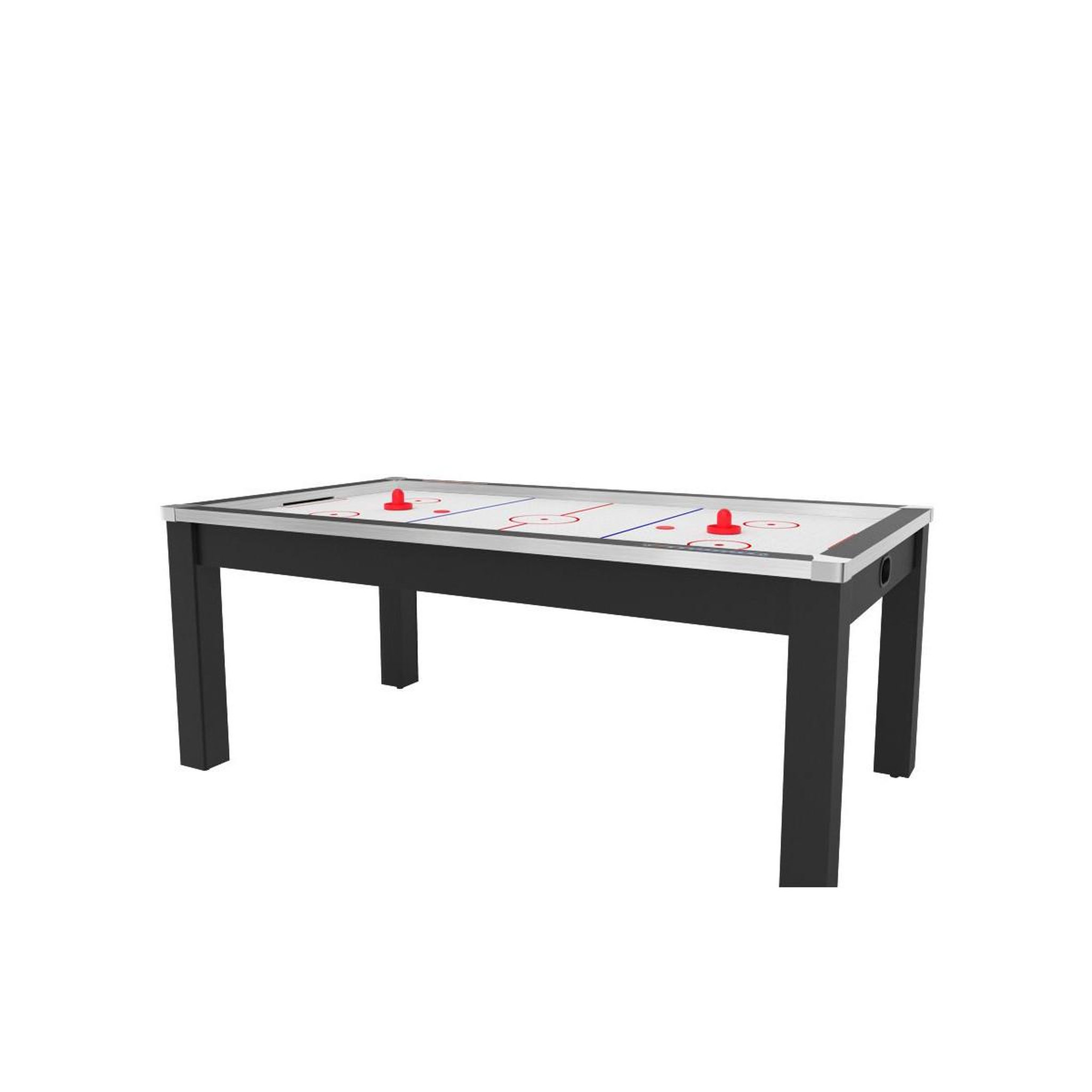 Voir la diapositive 3 : DE FAUGERES Table de Air Hockey Convertible  Calgary  213cm Noir